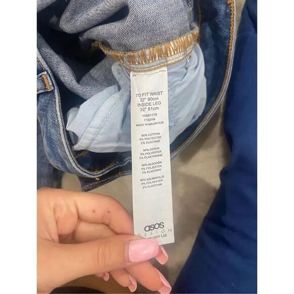 Asos Design Men Jeans Size 32/32 - Picture 6 of 6